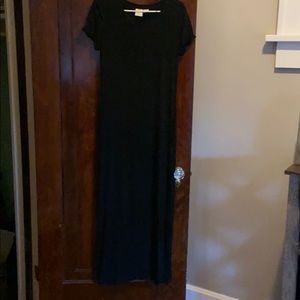 Black t-shirt dress